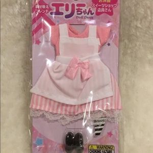 Doll Maid Dress Set (Pink)